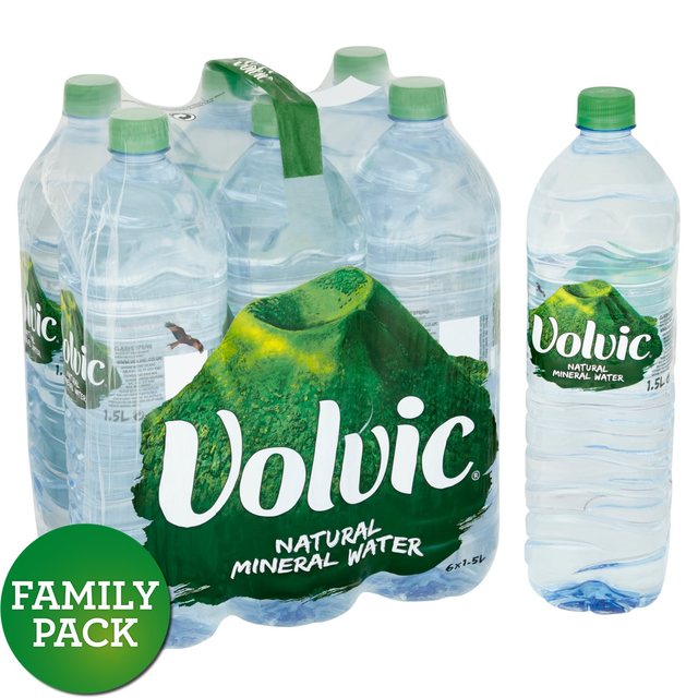 VOLVIC 矿泉水/食用水/饮用水 6x1.5L